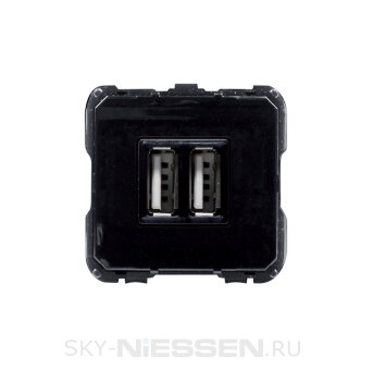 Механизм USB зарядного устройства, 2х750 мА / 1х1500 мА, серия OLAS/Tacto/SKY - 8185
