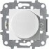Механизм электронного поворотного светорегулятора для регулируемых LEDi ламп, 2-100 Вт, 2-модульный, серия Zenit, цвет альпийский белый - N2260.3 BL
