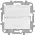 Zenit - Выключатель 1-клавишный, альпийский белый