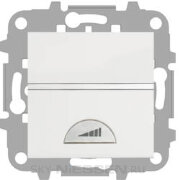 Zenit - Светорегулятор клавишный, 60-500Вт, альпийский белый