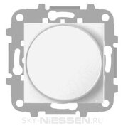 Zenit - Светорегулятор поворотный, 60-400Вт, альпийский белый