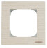 Рамка 1-постовая, серия SKY, цвет дерево белый ясень - 8571 FR