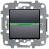 Zenit - Перекрестный Выключатель 1-клавишный, с подсветкой, антрацит