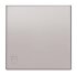 Накладка для розетки SCHUKO с крышкой, серия SKY, цвет серебристый алюминий - 2CLA858810A1301